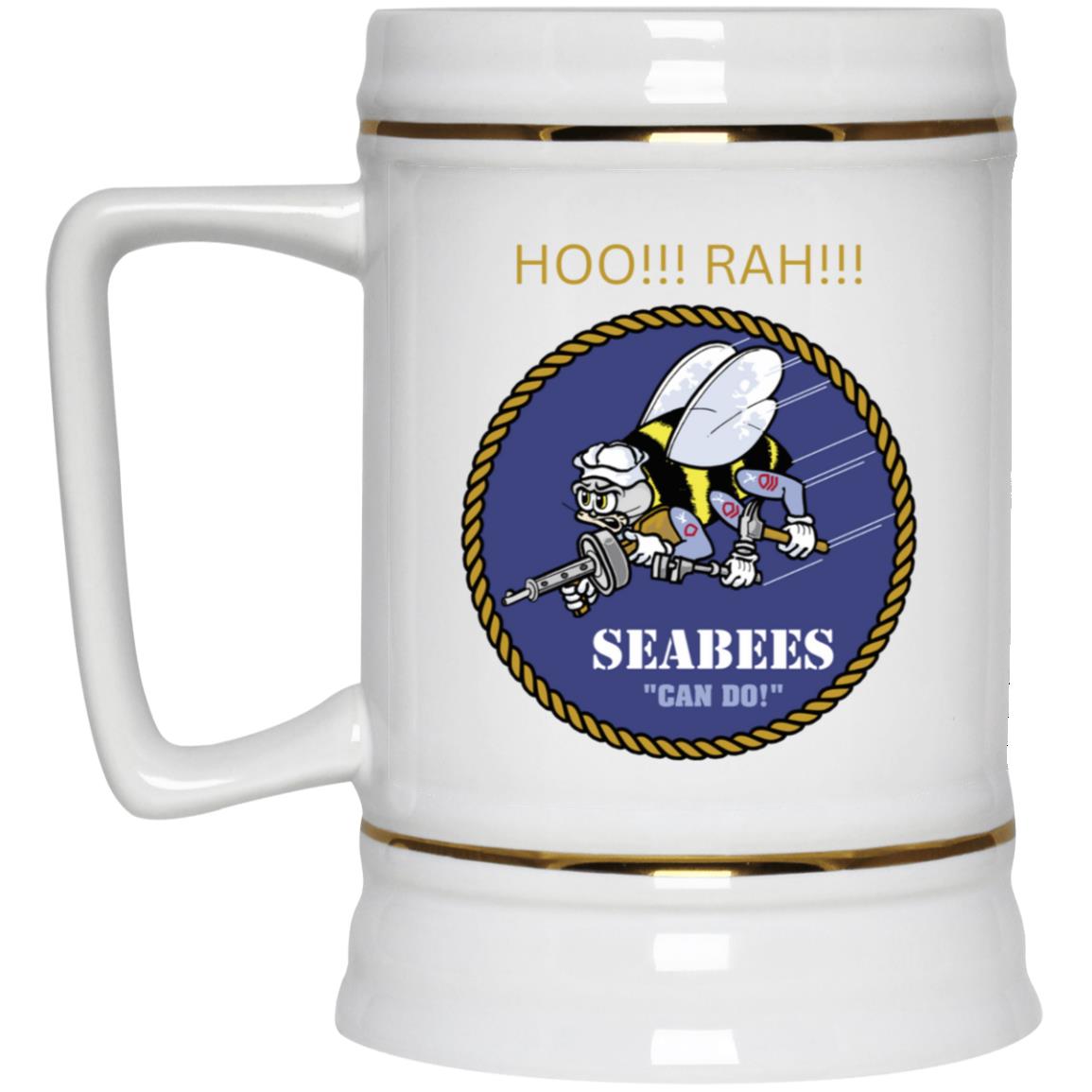 Seabee Beer Stein 22oz.