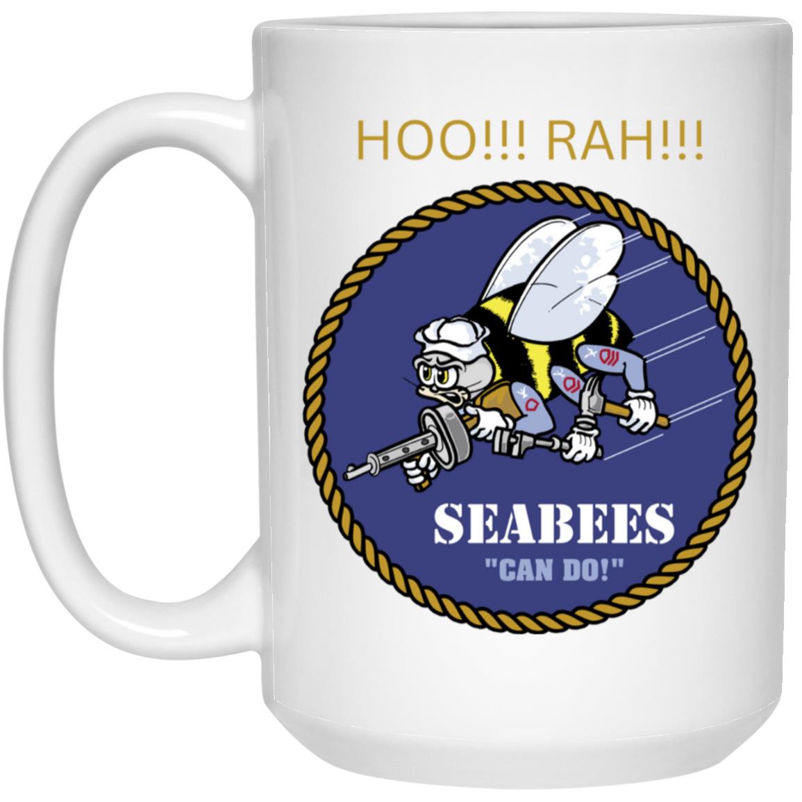 Seabee 15oz White Mug