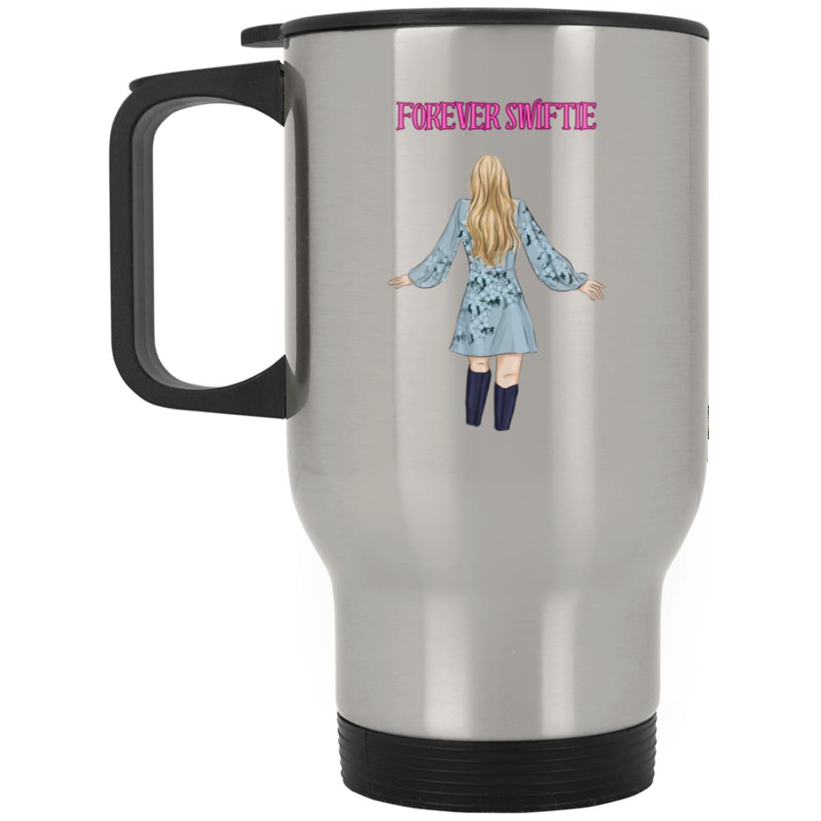 Forever Swiftie Silver Stainless Travel Mug